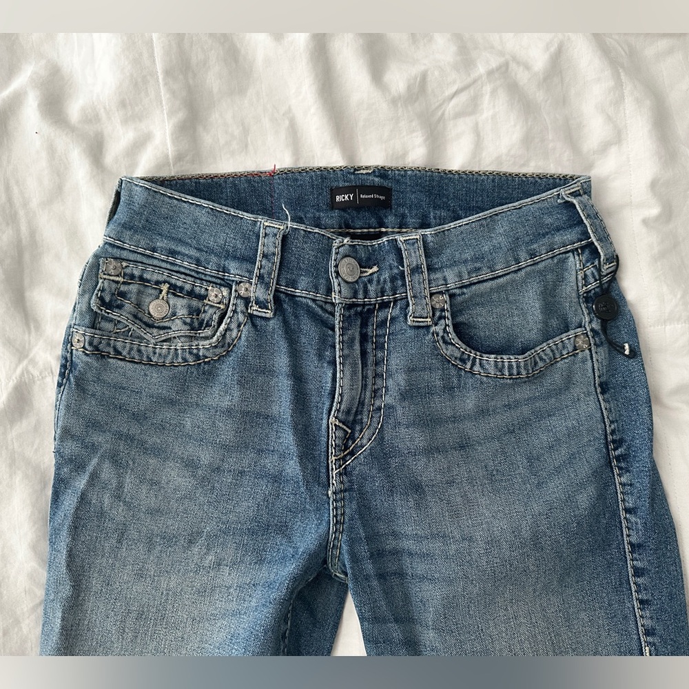 True Religion High Rise Blue Jeans